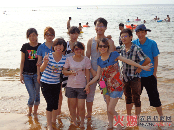 海邊合影